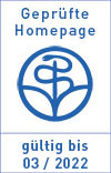 Homepage zertifiziert von der Stiftung Gesundheit