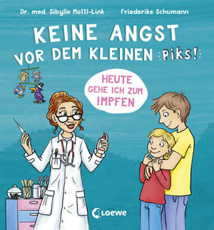 Cover zeigt Zeichung von Kind bei der Kinderärztin.